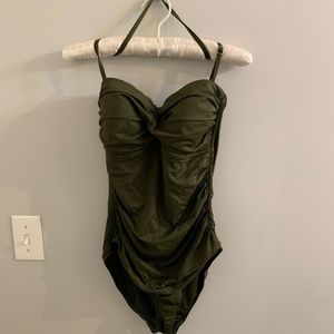 Anne Cole: Twist-Front One-Piece Swimsuit